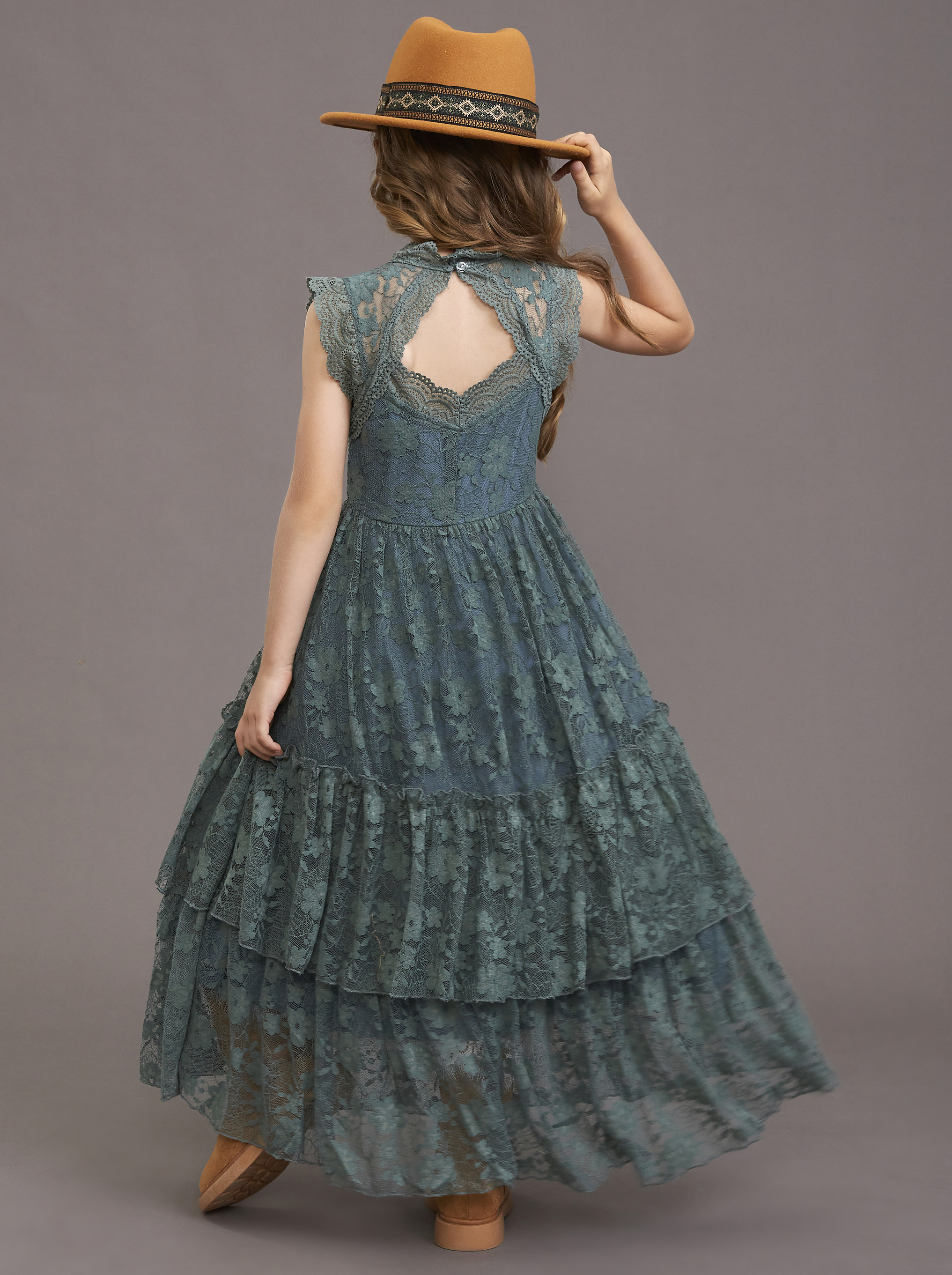 Girls Flower Dress Lace Cotton - مراجعة Winter Clothing Storage وسعره