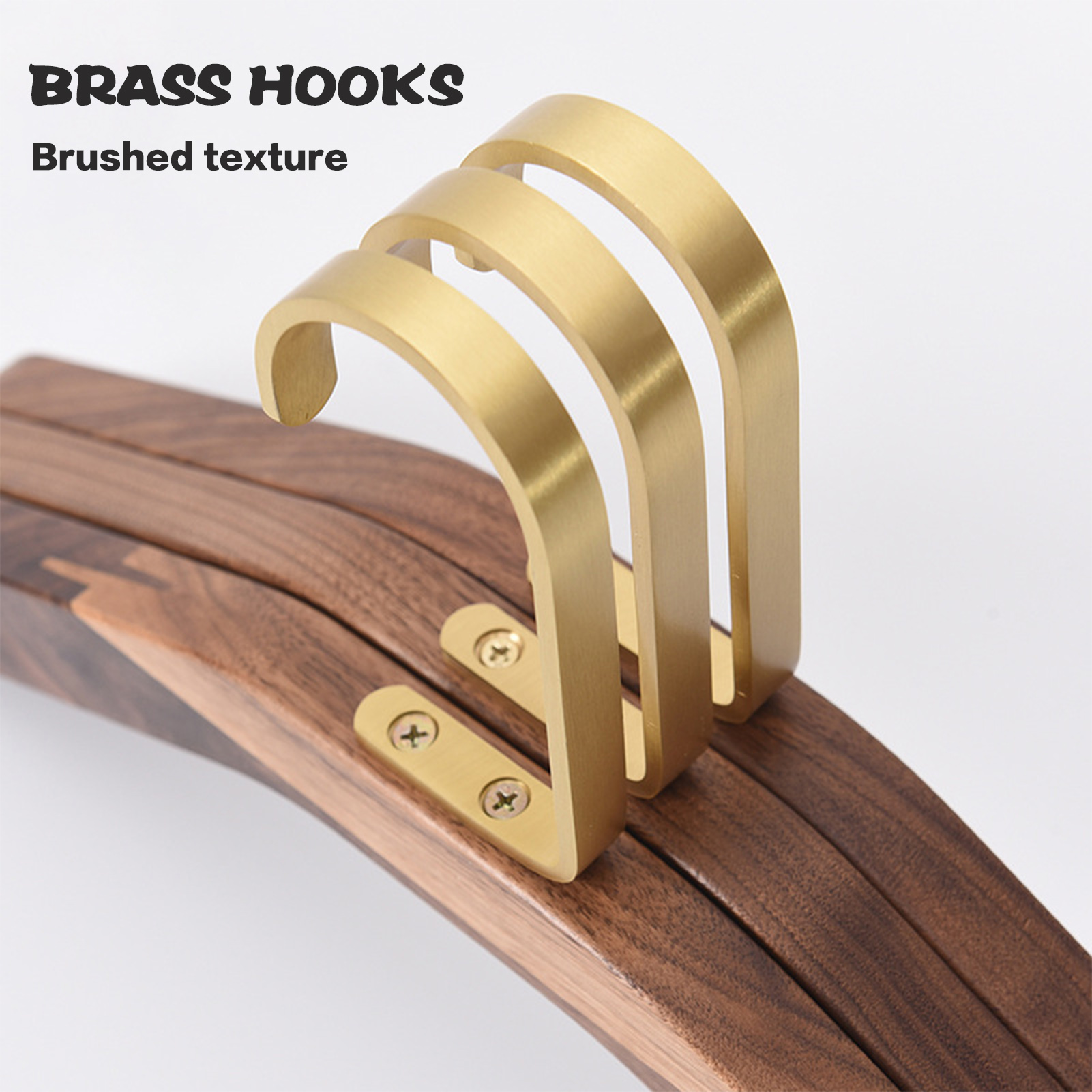 1/3pcs Black Walnut Coat Rack  - مراجعة Winter Clothing Storage وسعره