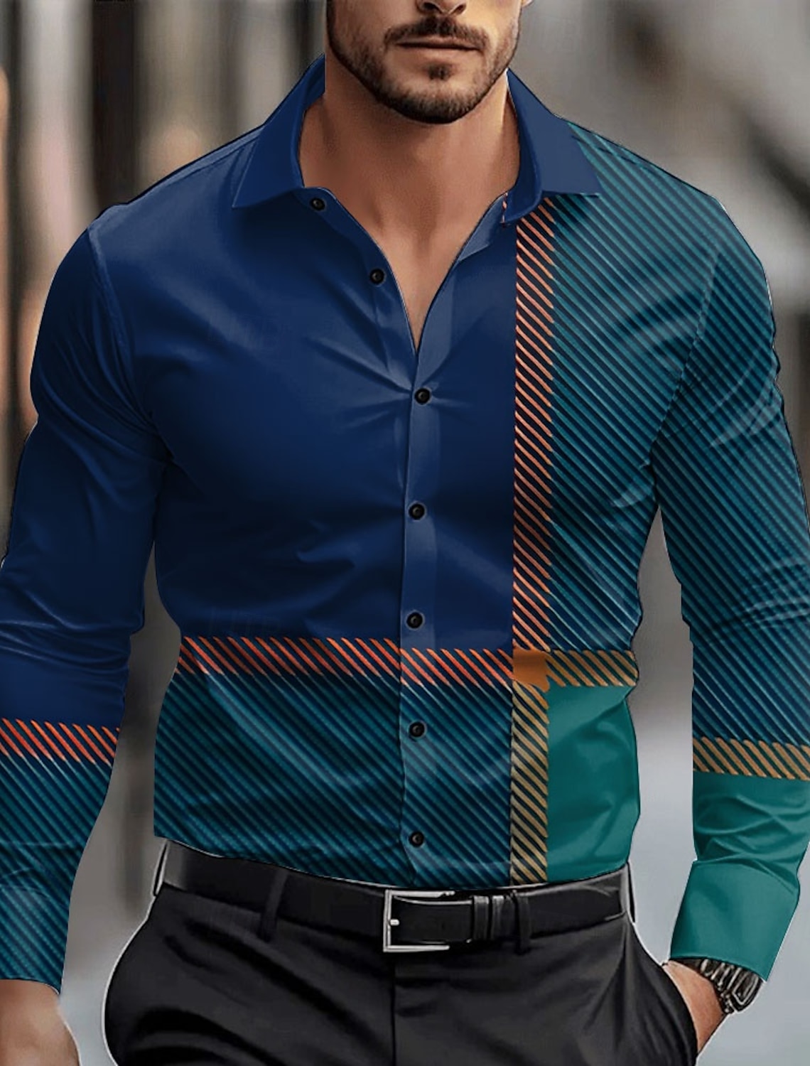 Geometic Business Casual Men's - مراجعة Winter Clothing Dress Up وسعره