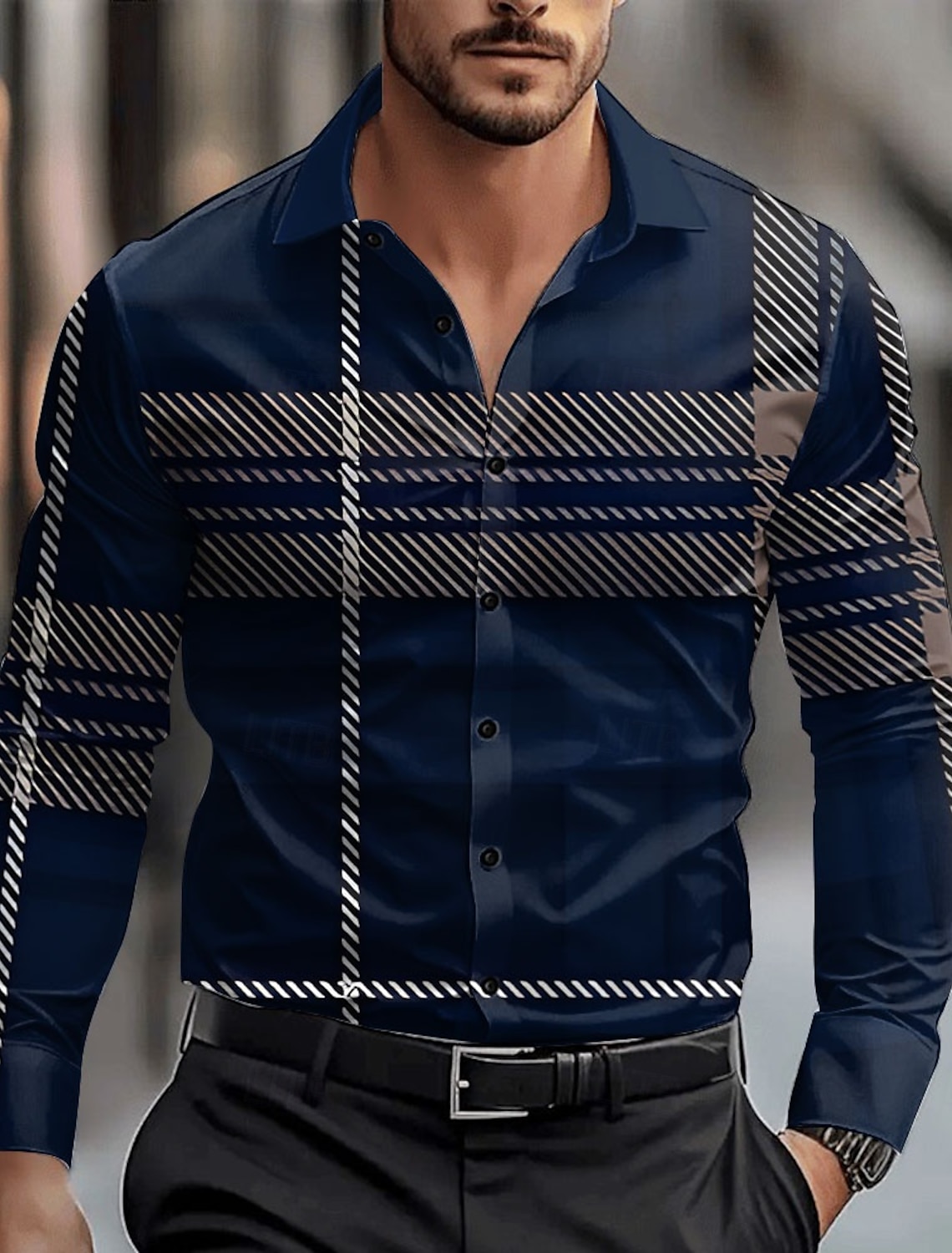 Geometic Business Casual Men's - مراجعة Winter Clothing Dress Up وسعره