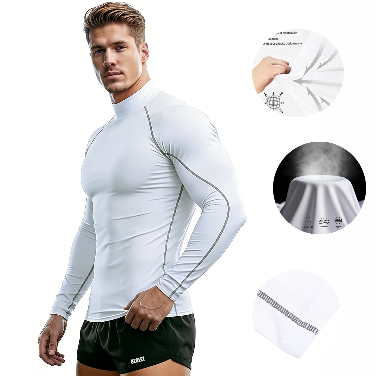 Sport T-shirt Men Compression  - مراجعة Winter Clothing Men وسعره