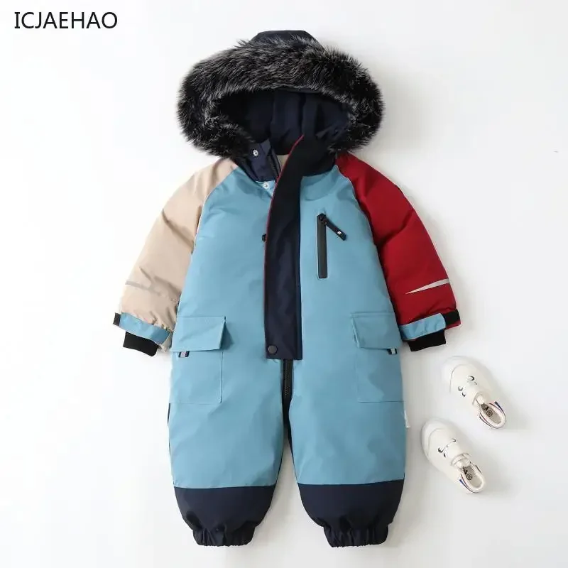 2025 Children Jumpsuits Thick  - مراجعة Winter Clothing Baby وسعره