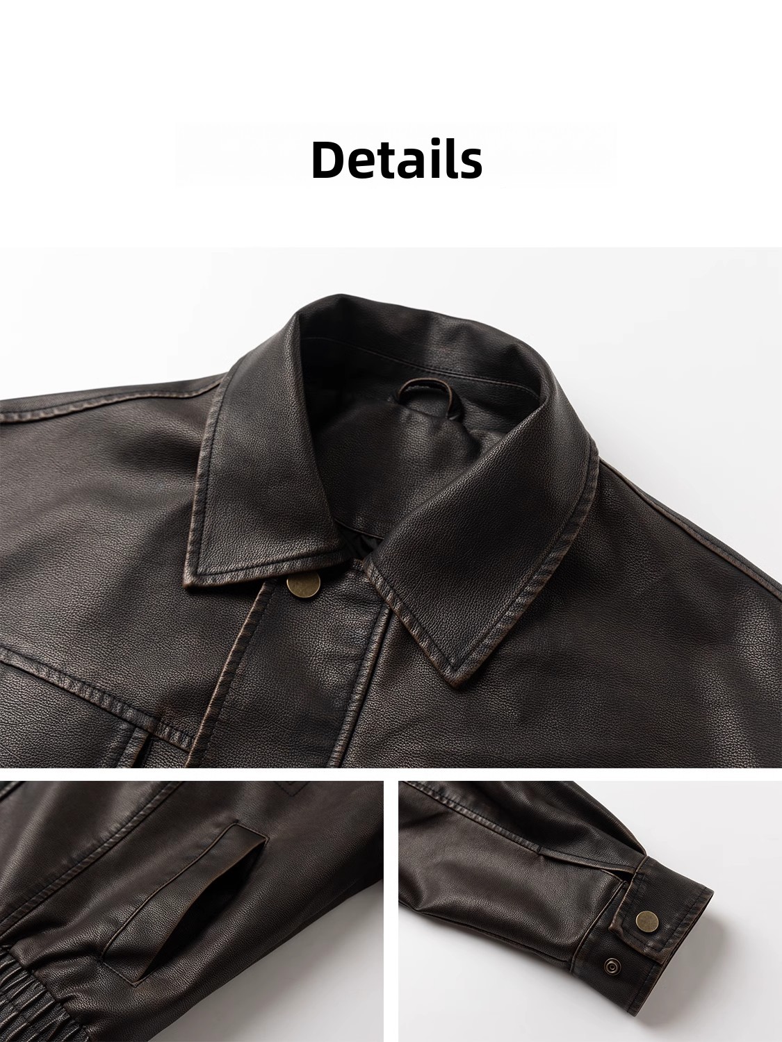 Trendy Loose Men's Leather Jac - مراجعة Winter Sun Clothing وسعره