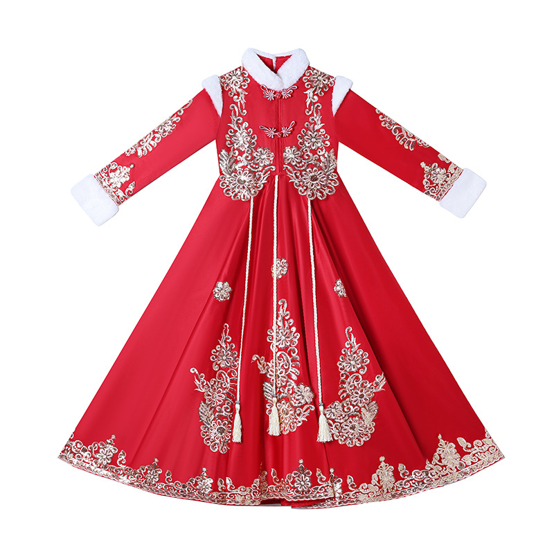 Girls Red Chinese New Year Clo - مراجعة Winter Clothing Kids وسعره