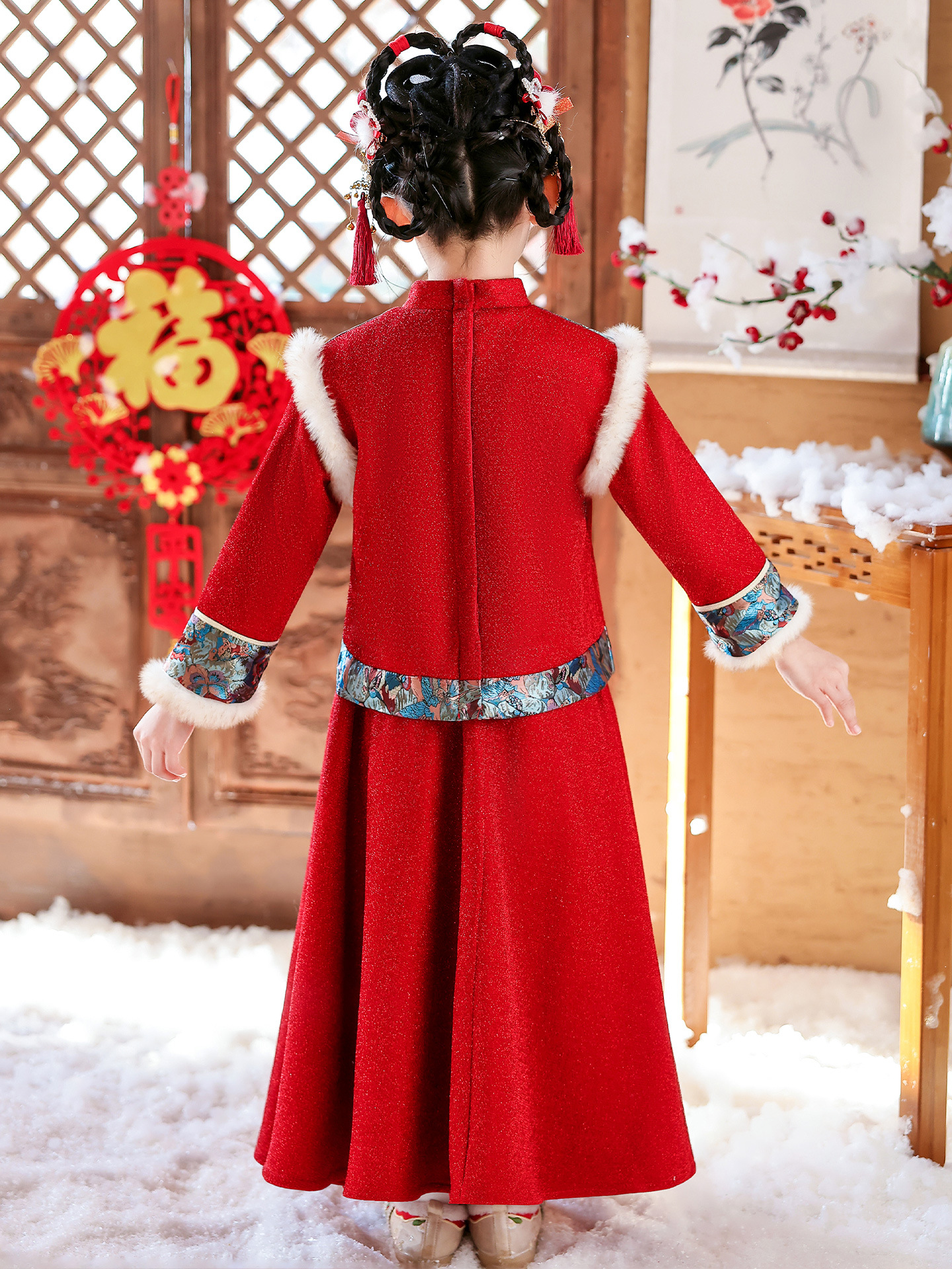 Girls Winter New Thick Qipao H - مراجعة Winter Clothing Kids وسعره