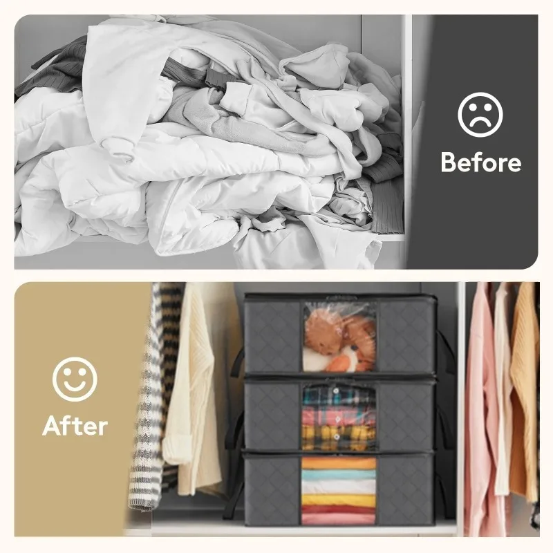 Wardrobe Closet Clothes Organi - مراجعة Winter Clothing Storage وسعره