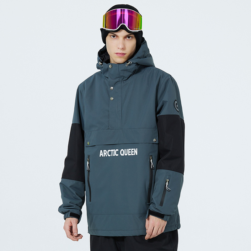 New Ski Suit Hoodie Men's And  - مراجعة Winter Clothing Outdoor وسعره