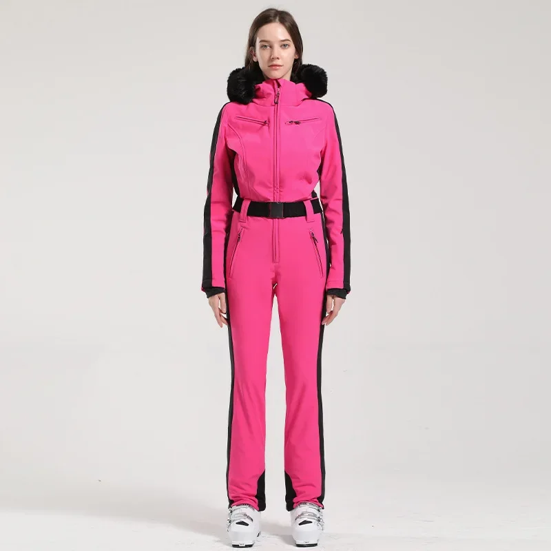 Women Slim Fit Skiing Suit Fem - مراجعة Winter Clothing Outdoor وسعره