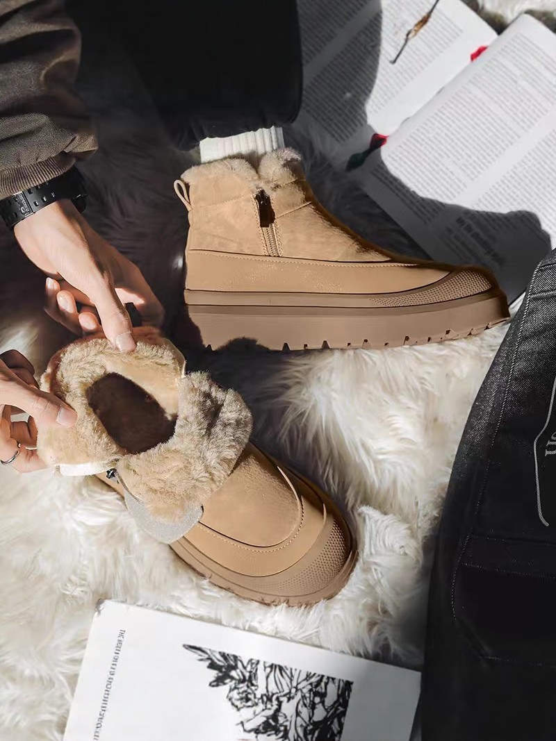 Northeast Men's Snow Boots Fle - مراجعة Snow Boot Fur Lined وسعره