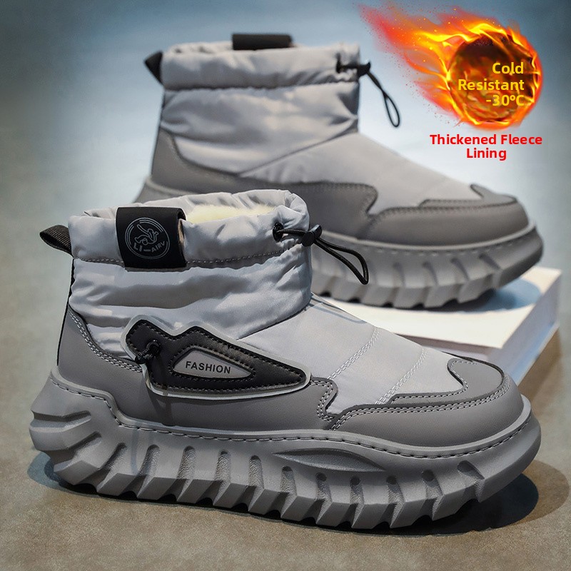 Men's Winter Thickened Fleece  - مراجعة Snow Boot Fur Lined وسعره