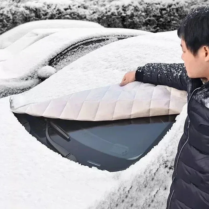 Thickened Car Snow Shield Wind - مراجعة Winter Sun Clothing وسعره