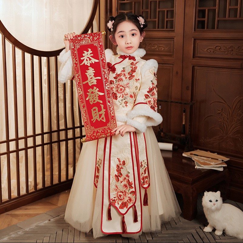Red Chinese New Year Clothing  - مراجعة Winter Clothing Kids وسعره