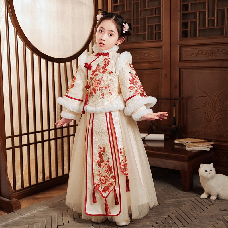 Red Chinese New Year Clothing  - مراجعة Winter Clothing Kids وسعره