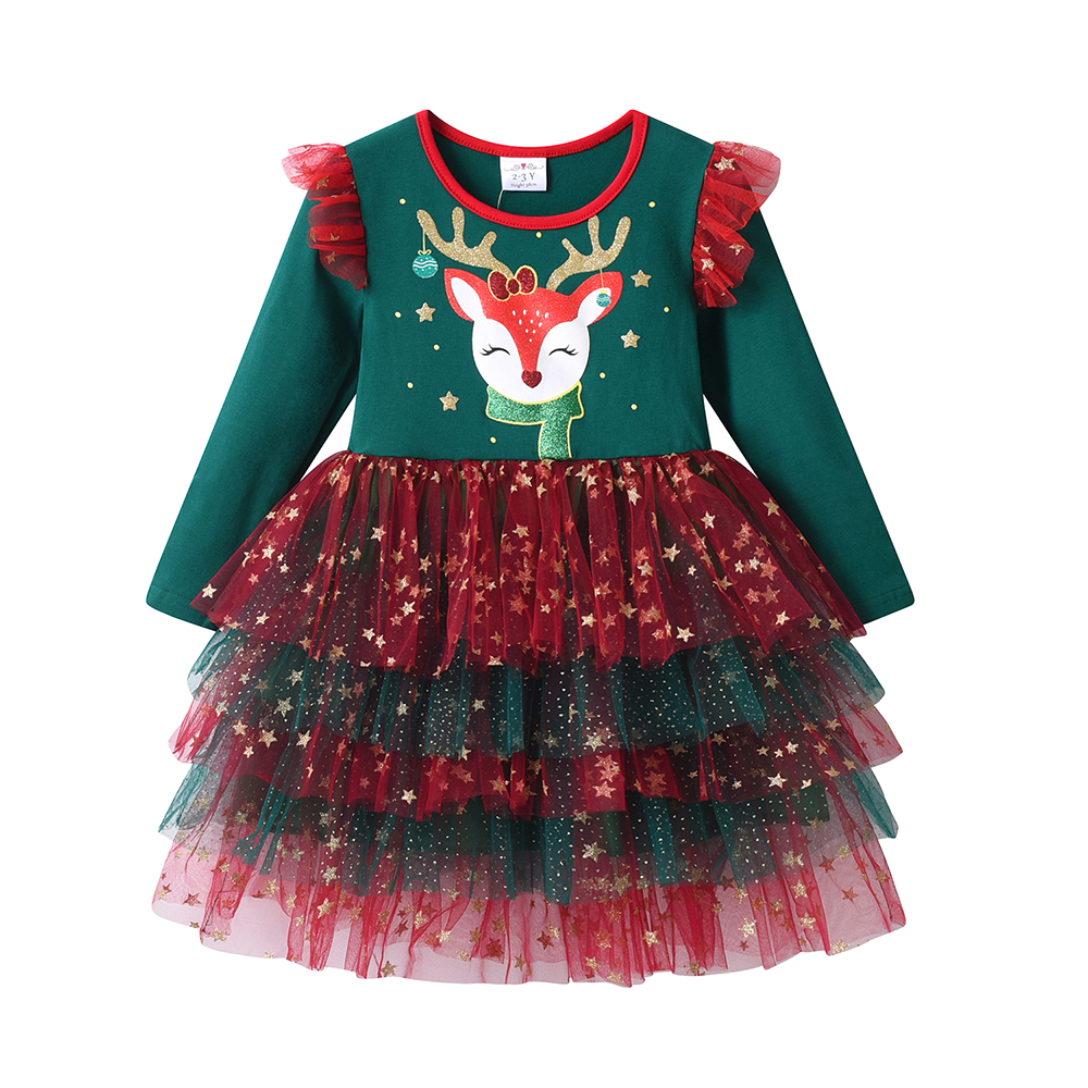 DXTON New Year Girls Dress Lay - مراجعة Winter Clothing Dress Up وسعره