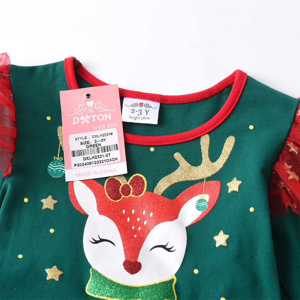 DXTON New Year Girls Dress Lay - مراجعة Winter Clothing Dress Up وسعره