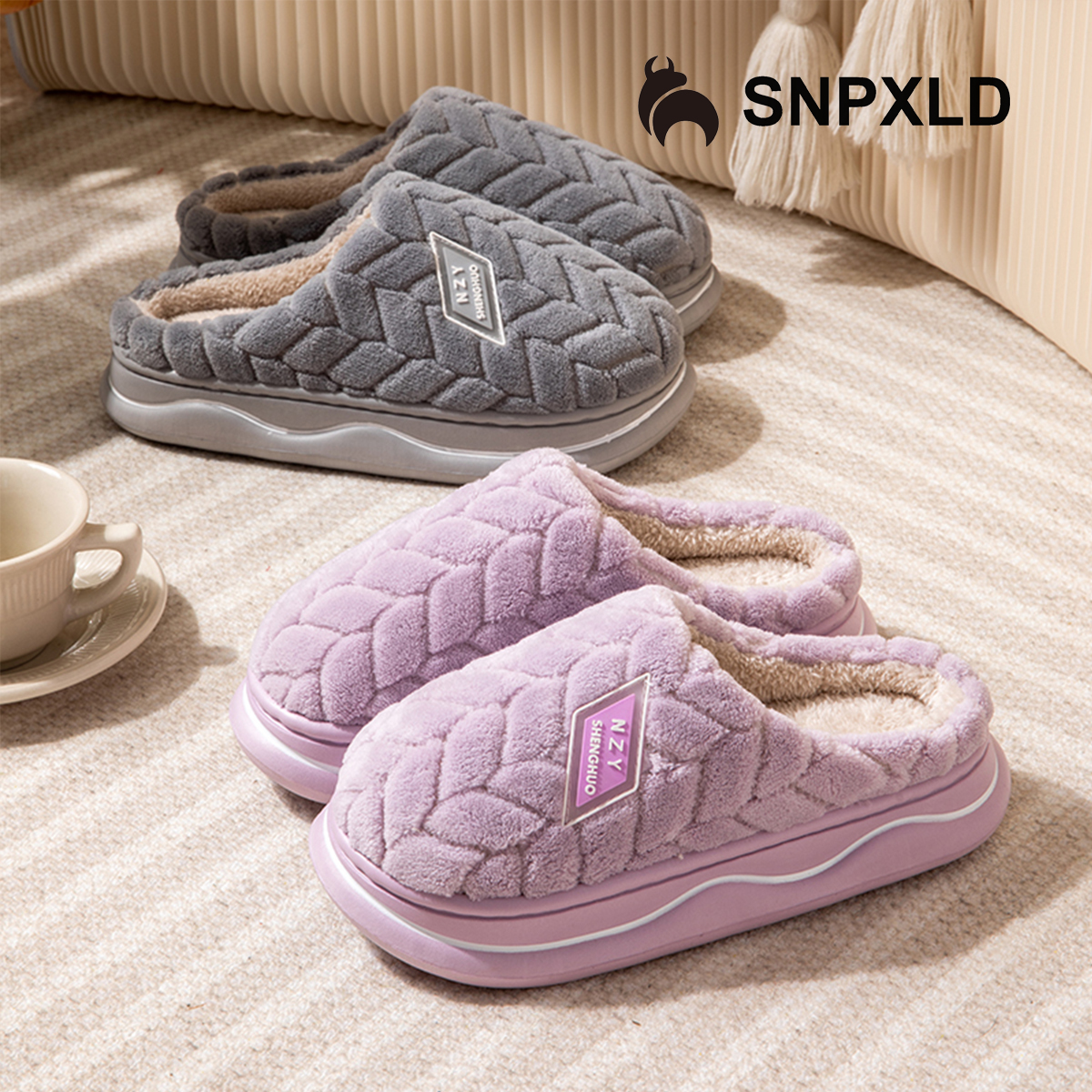 Winter Home Slippers for Women - مراجعة Winter Clothing Material وسعره