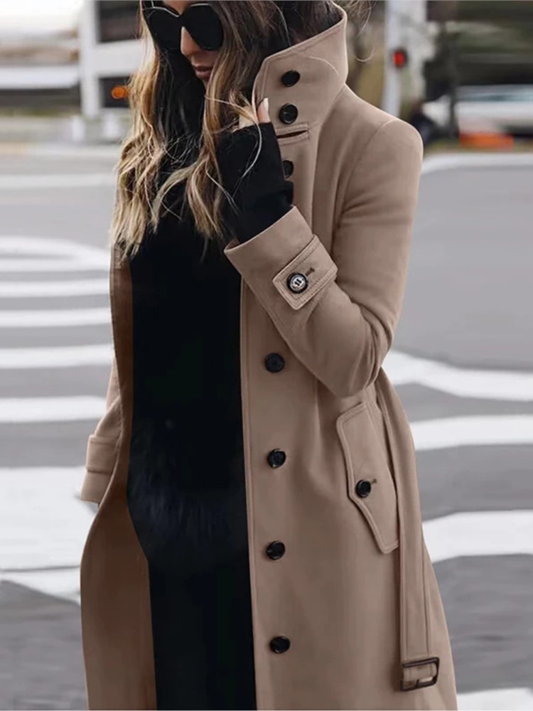 Women's New Woolen Coat Outerw - مراجعة Winter Clothing Kids وسعره