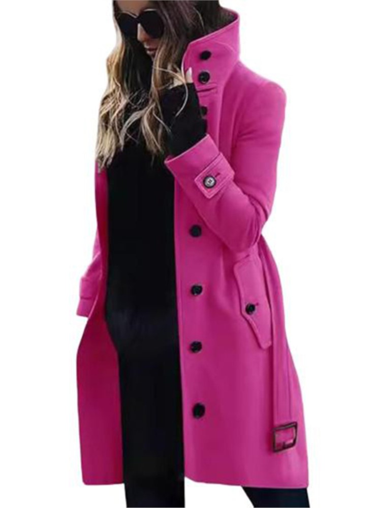 Women's New Woolen Coat Outerw - مراجعة Winter Clothing Kids وسعره