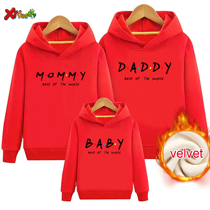 Family Outfit Matching Hoodie  - مراجعة Winter Clothing Kids وسعره