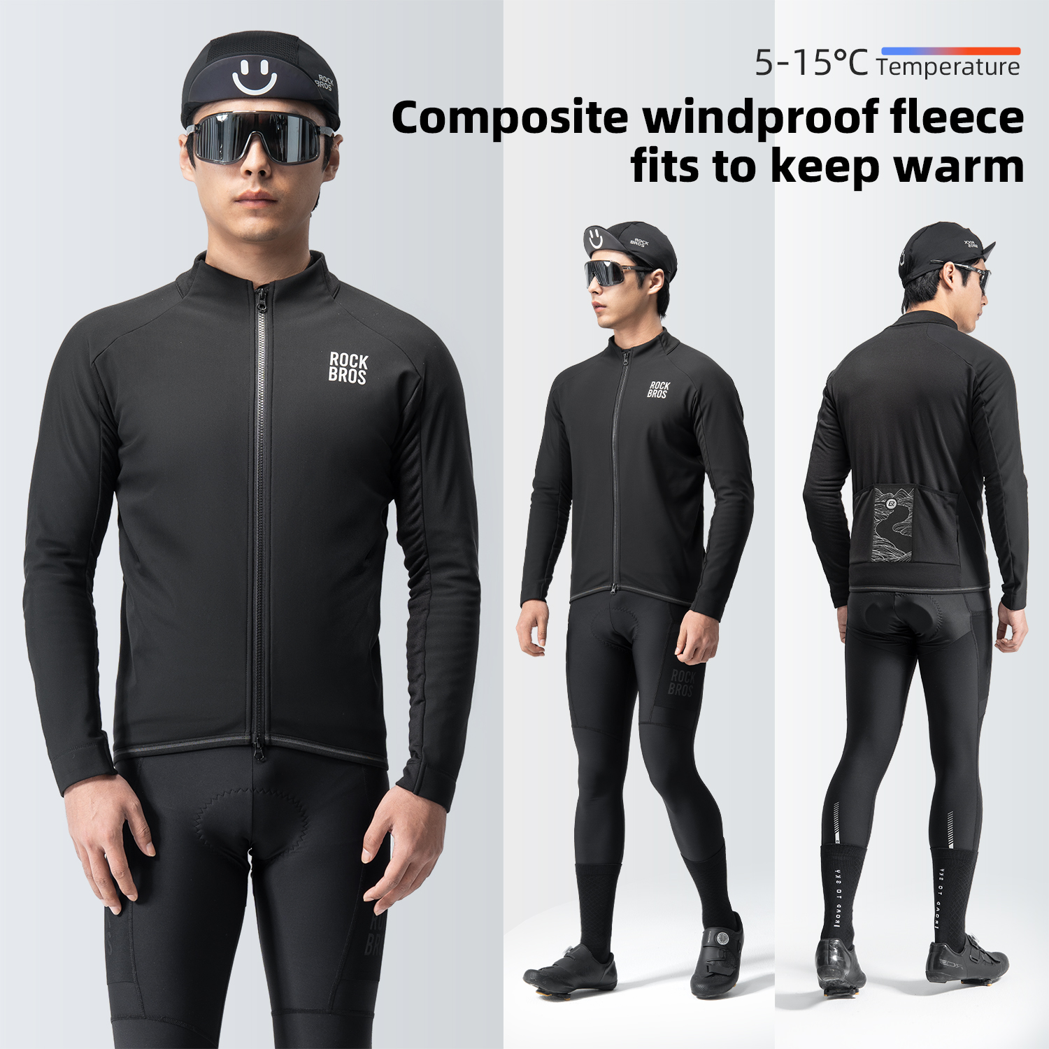 ROCKBROS Autumn Winter Cycling - مراجعة Winter Clothing Storage وسعره