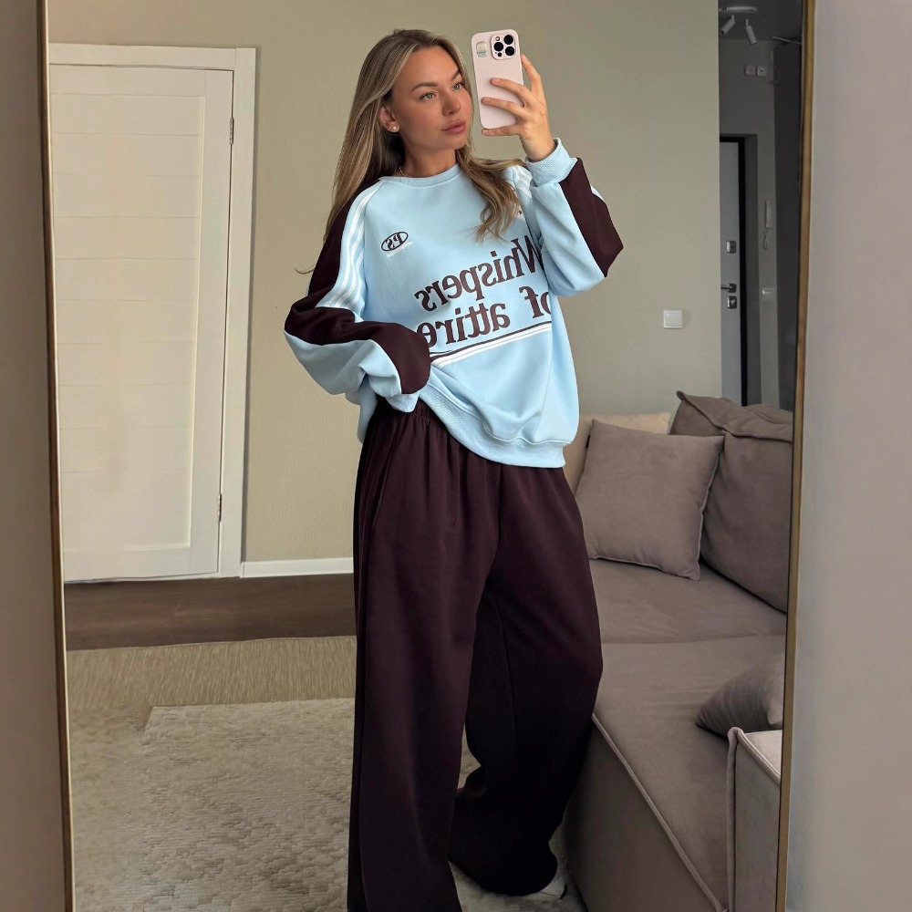 Fashion Contrasting Sweatshirt - مراجعة Winter Clothing Outdoor وسعره