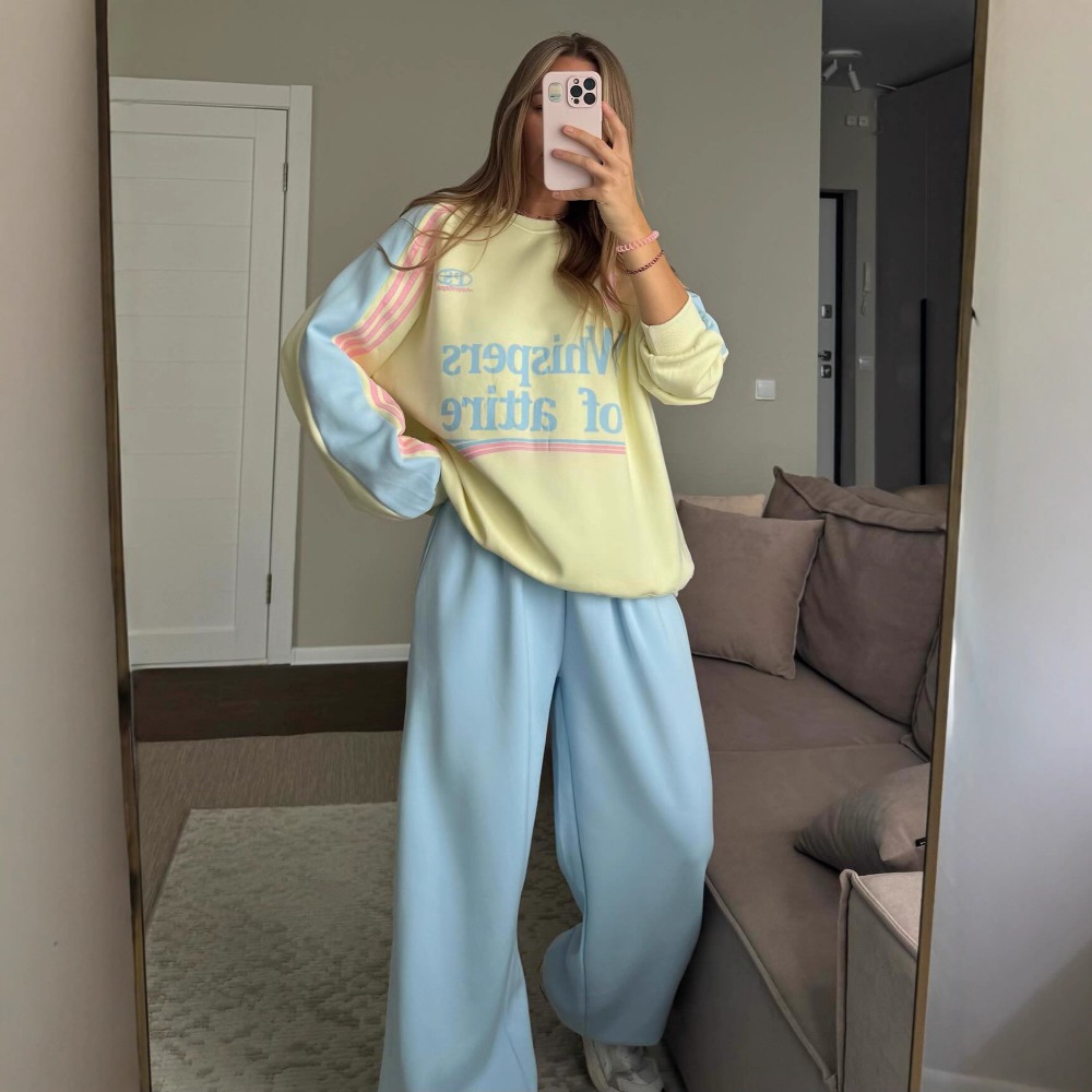 Fashion Contrasting Sweatshirt - مراجعة Winter Clothing Outdoor وسعره