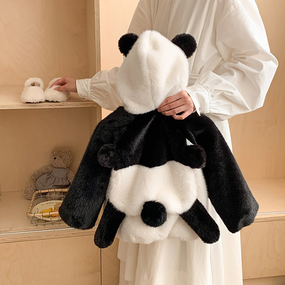 Cute Panda Design Winter Furry - مراجعة Winter Clothing Baby وسعره