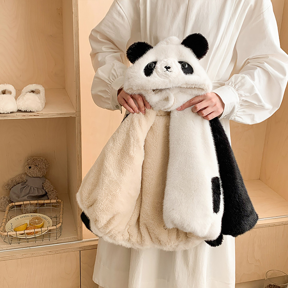 Cute Panda Design Winter Furry - مراجعة Winter Clothing Baby وسعره