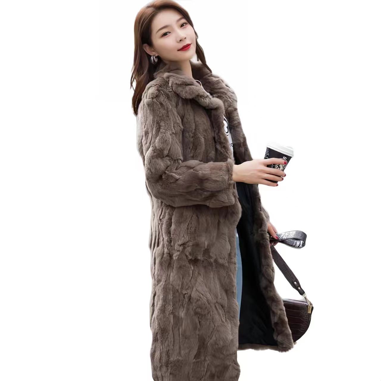 Real Rex Rabbit Fur Coat for W - مراجعة Quality Winter Clothing Jacket وسعره
