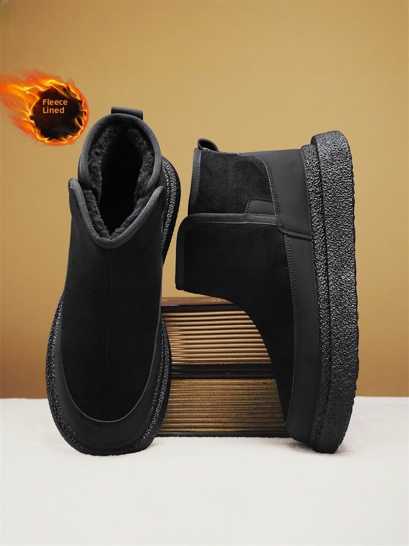 Men's Winter Thickened Fleece  - مراجعة Snow Boot Fur Lined وسعره