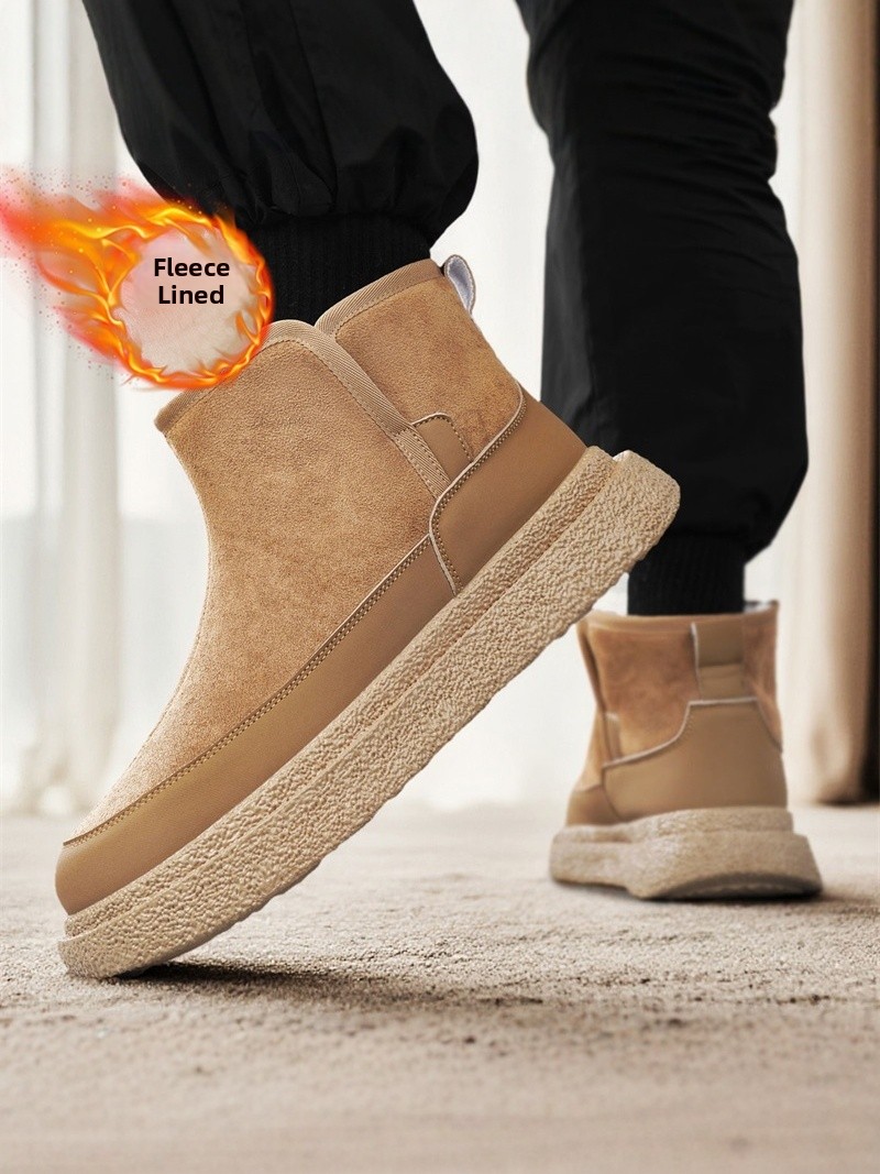 Men's Winter Thickened Fleece  - مراجعة Snow Boot Fur Lined وسعره