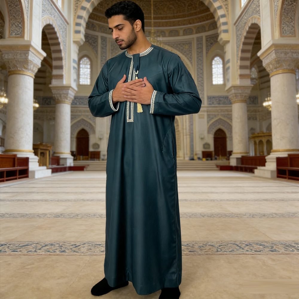 New Muslim Men Dress Abaya Daf - مراجعة Winter Clothing Pakistan Men وسعره